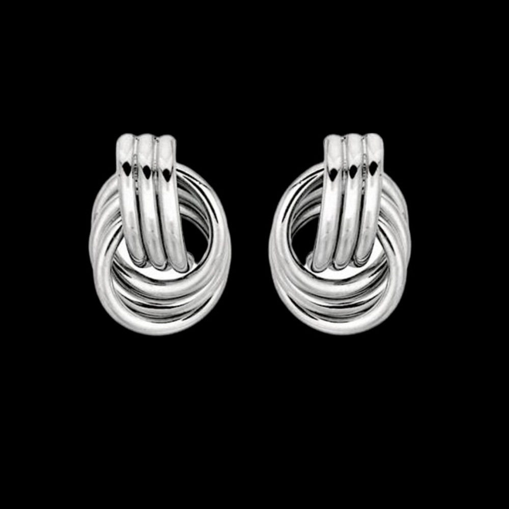 Door knockers sterling silver earrings. Marked 925